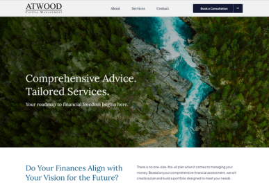 New Atwood Capital website home page