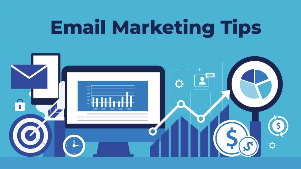 Financial advisor reviewing email marketing campaign analytics and newsletter performance metrics