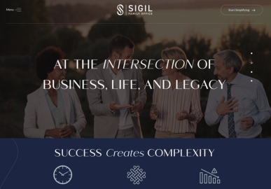 New Sigil Family Office home page